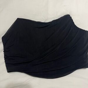 Size large zip up corset tube top